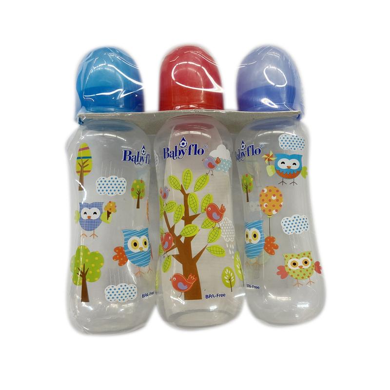 BABYFLO FEEDING BOTTLE 8OZX3`S - Main Image
