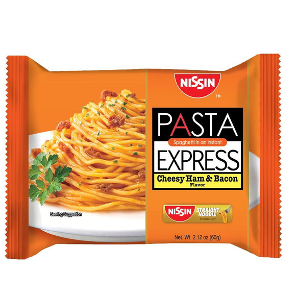 NISSIN PASTA EXPRESS CHEESY HAM AND BACON 60G