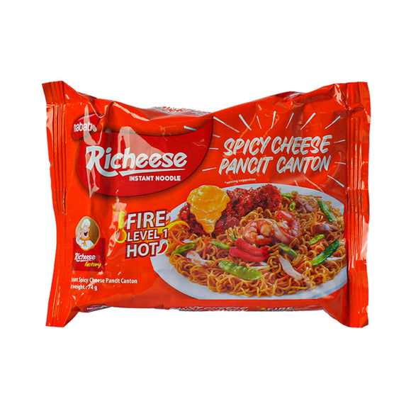 RICHEESE SPICY CHEESE PANCIT CANTON LVL 1 74G