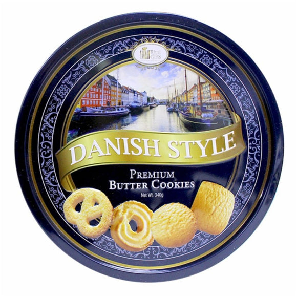 DANISH STYLE BUTTER COOKIES 340GM