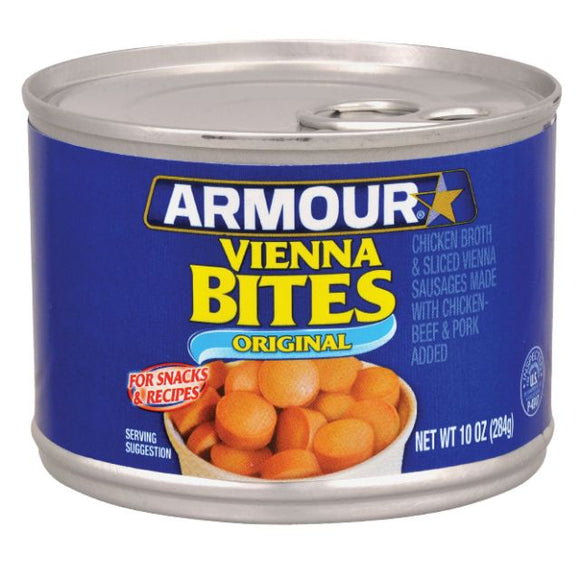 ARMOUR VIENNA BITES 10OZ