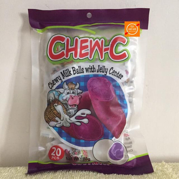CHEWY MILK BALLS UBE 80G