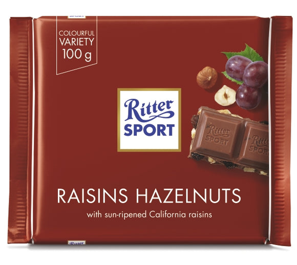 RITTER SPORT RAISIN HZLNUT 100G