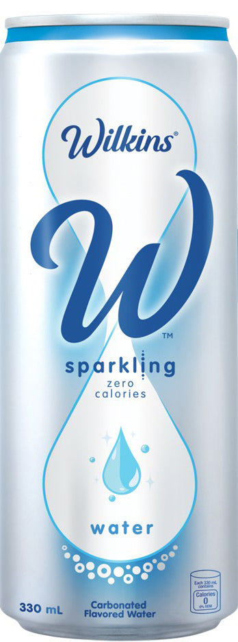WILKINS SPARKLING WATER PLAIN 330ML