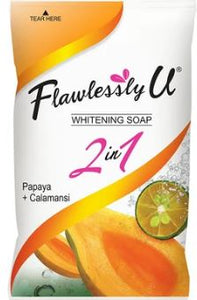 FLAWLESSLY U SOAP PAPAYA CAL 65GM