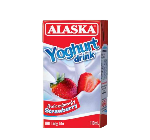 ALASKA YOGURT  STRAWBERRY 110ML