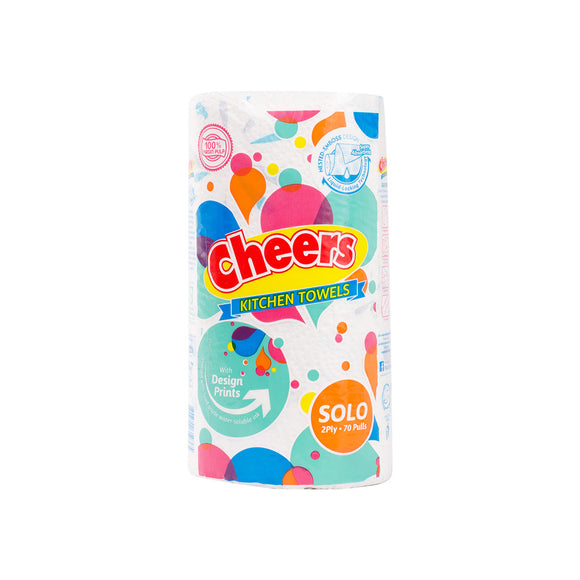 CHEERS KITCHEN TOWEL 2PLY 80PULLS
