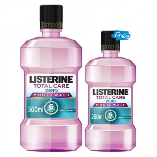 LISTERINE TOTAL CARE ZERO 500ML+250ML