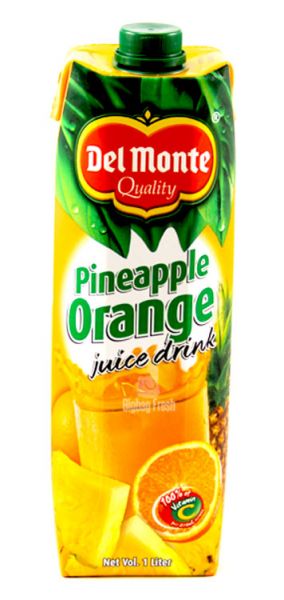 DEL MONTE FIT`N RIGHT PINEAPPLE ORANGE 1LT