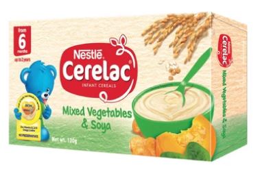 CERELAC BL MXD VEG SOYA 120GM