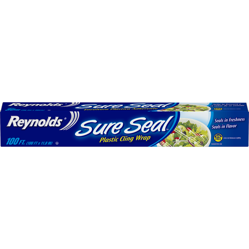 REYNOLDS SURE SEAL CLING WRAP 100FT