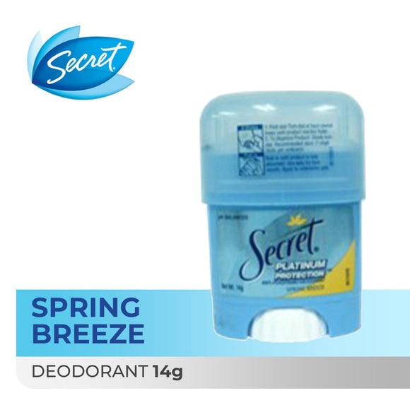 SECRET PLATINUM SPRING BREEZE 14GM