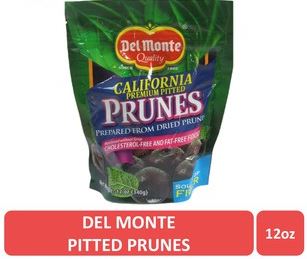 DM PITTED PRUNES 12OZ/340G POUCH