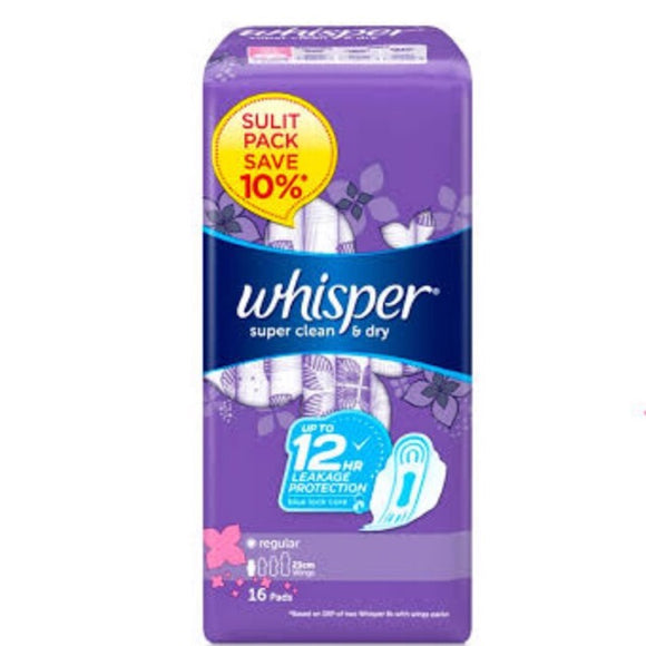 WHISPER W/W SUPER CLN&DRY 32`SX2
