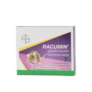 Raumin Wax Block RACUMIN RODENT BLOCK 50G – Magic Star Supermarket