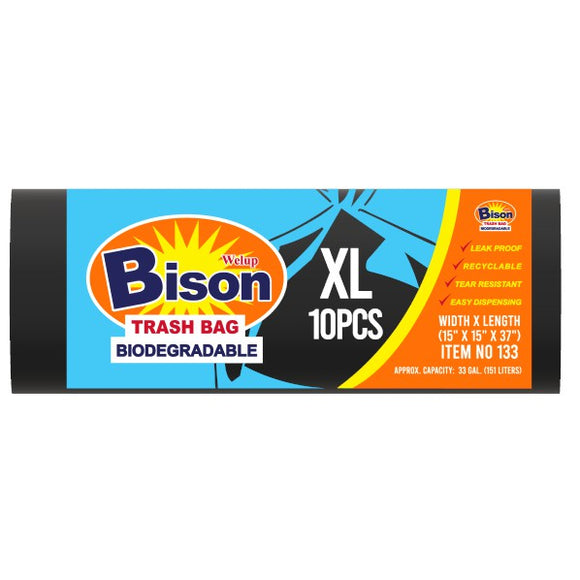 BISON TRASH BAG XL 10`S