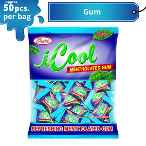ICOOL MENTHOLATED GUM 50`S
