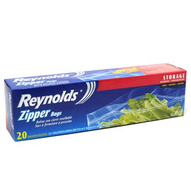REYNOLDS STORAGE BAG LARGE 20CT