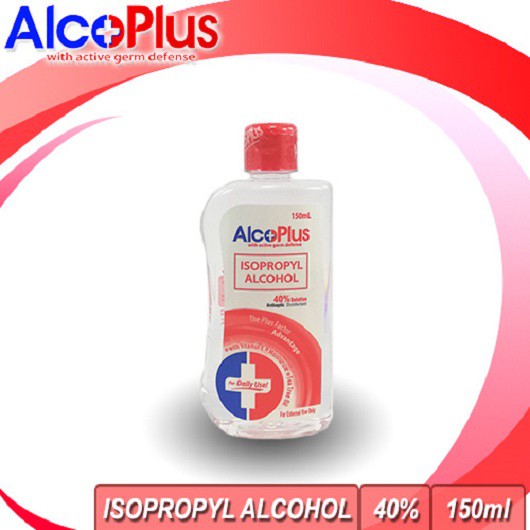 ALCOPLUS ISOPROPYL ALCOHOL 40% 150ML