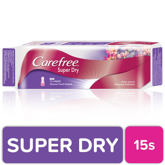 CAREFREE PL SUPER DRY 15`S
