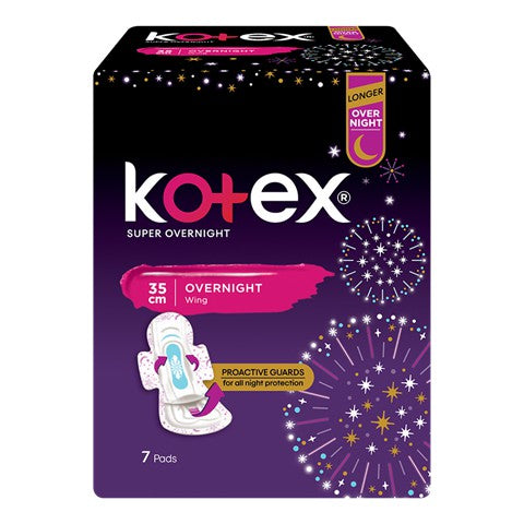 KOTEX SUPER OVERNIGHT WING 35CM 7S