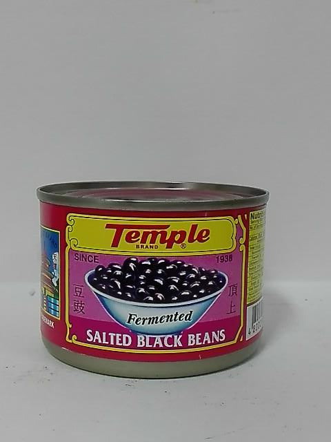 TEMPLE SALTED BLK BEANS 180GM