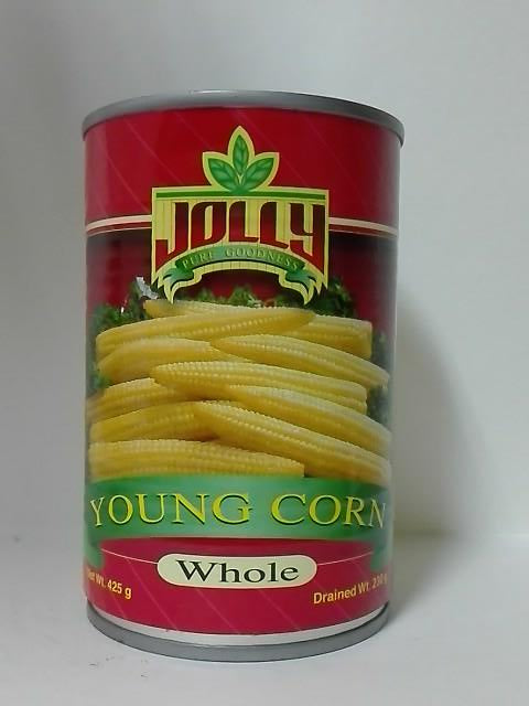 JOLLY YOUNG CORN WHOLE 425GM