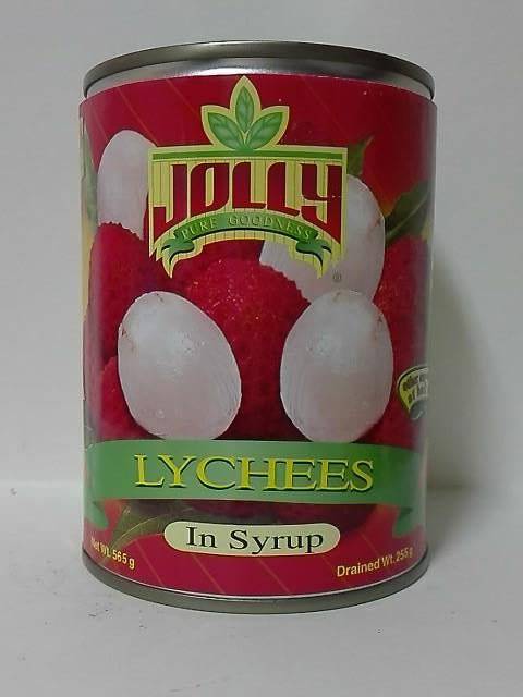 JOLLY LYCHEES IN SYRUP 565GM