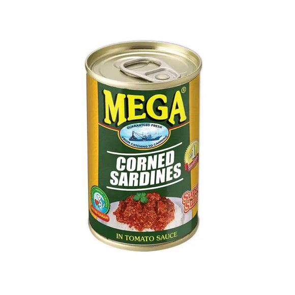 MEGA CORNED SARDINES TOMATO SAUCE 155G