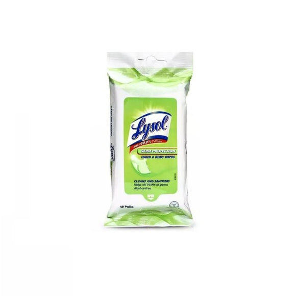 LYSOL HAND WIPES 10`S