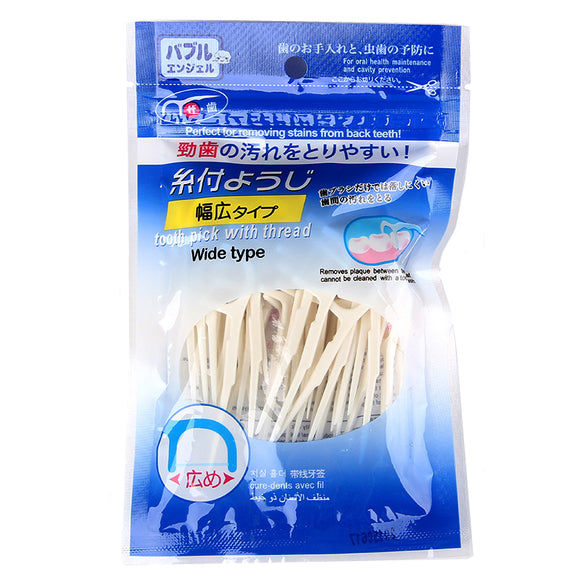 DENTAL FLOSSER W/TOOTHPICK 50`S