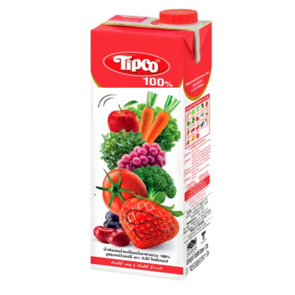 TIPCO CHERRY MXD VEG & FRUIT JUICE 1L
