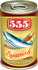 555 SARDINES SPANISH 155GM