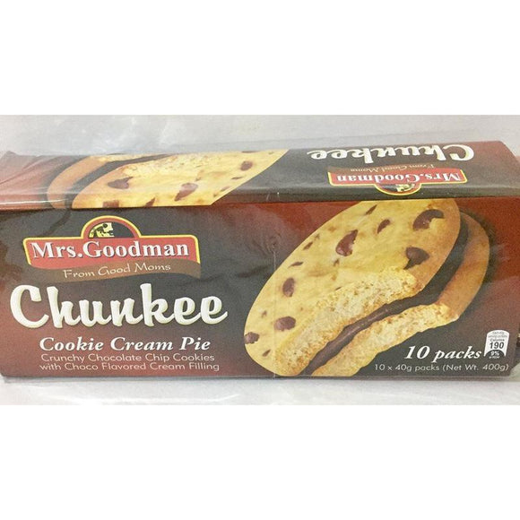 MRS.GOODMAN CHUNKEE CHOCO SANDWICH 10S