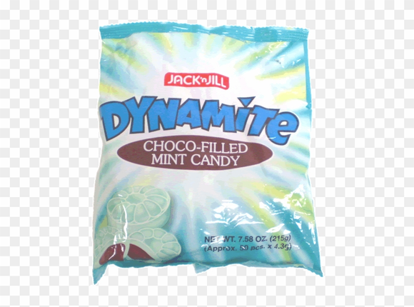DYNAMITE CHOCO-FILLED MINT CANDY 420'S