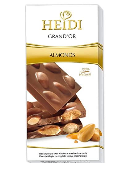HEIDI GOR MILK&ALMONDS 100G