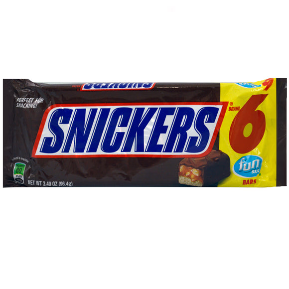 SNICKERS 6PK 3.4OZ