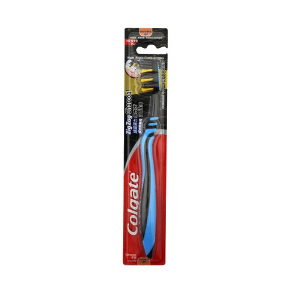 COLGATE TOOTHBRUSH ZIGZAG CHARCOAL