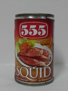 555 SQUID W/CHILI 155GM
