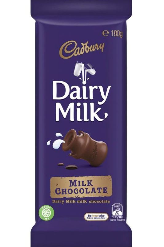 CADBURY DAIRY MILK 180G