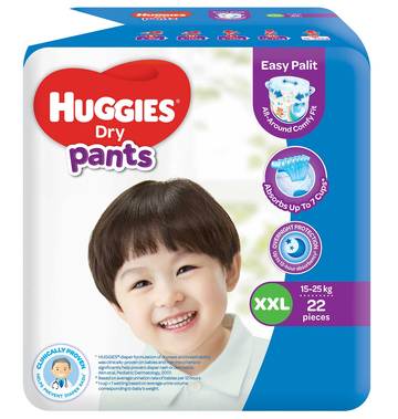 Huggies Dry Pants Diapers (M / L / XL / XXL) | Shopee Malaysia