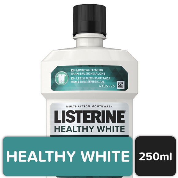 LISTERINE HEALTHY WHITE 250ML