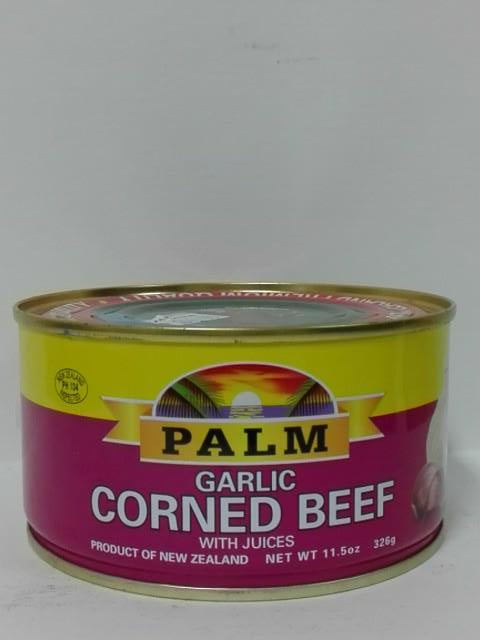 PALM CORNED BEEF&GARLIC 12OZ