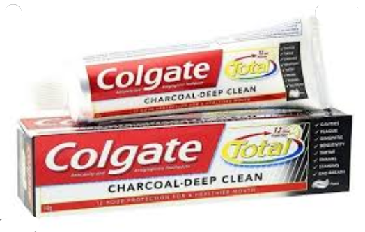 COLG TOOTHPASTETOTAL CHARCOAL 80GX2`S