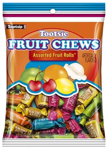 TOOTSIE ROLL FRUIT ROLLS 164G