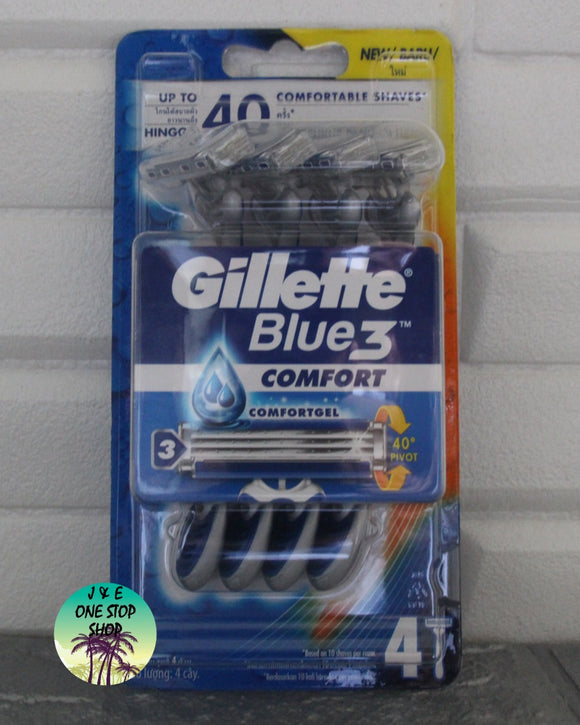 GILLETTE BLUE SIMPLE3X4`S