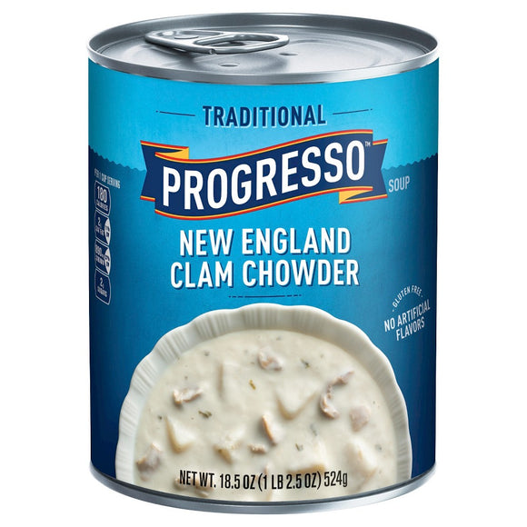 PROGRESSO CLAM CHOWDER 18.5OZ
