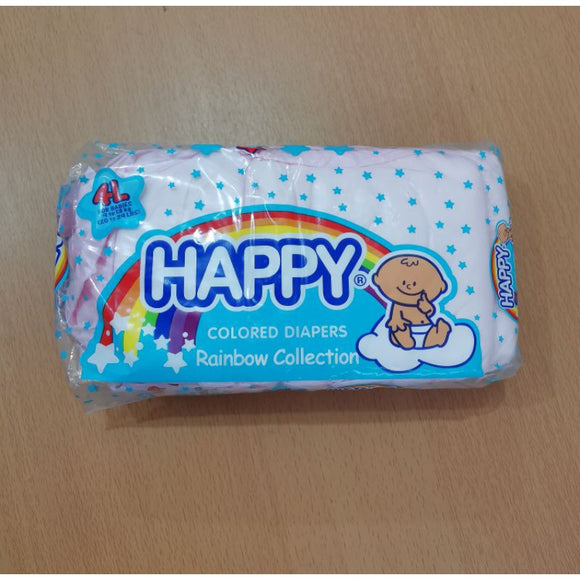 HAPPY DIAPER LRG 4`S BL