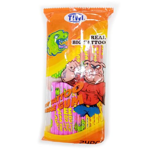 TIWI BOY TATTOO BUBBLE GUM 24`S