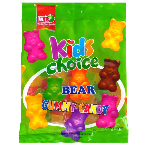 KIDS CHOICE BEAR GUMMY CANDY 100G